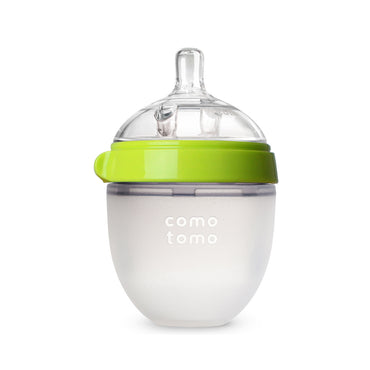 /arcomotomo-natural-feel-baby-bottle-single-pack-green-white-150-ml